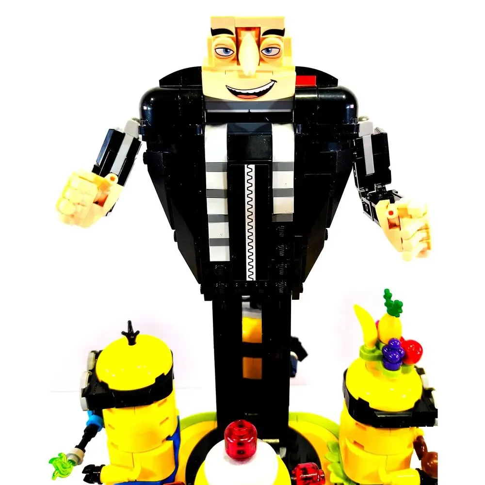 LEGO 75582 Despicable Me 4 BRICK-BUILT GRU AND MINIONS Complete, Used, See Pics!
